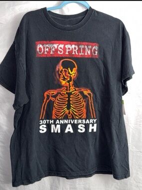 Offspring 30th Anniversary Smash Short Sleeve Tee - Black